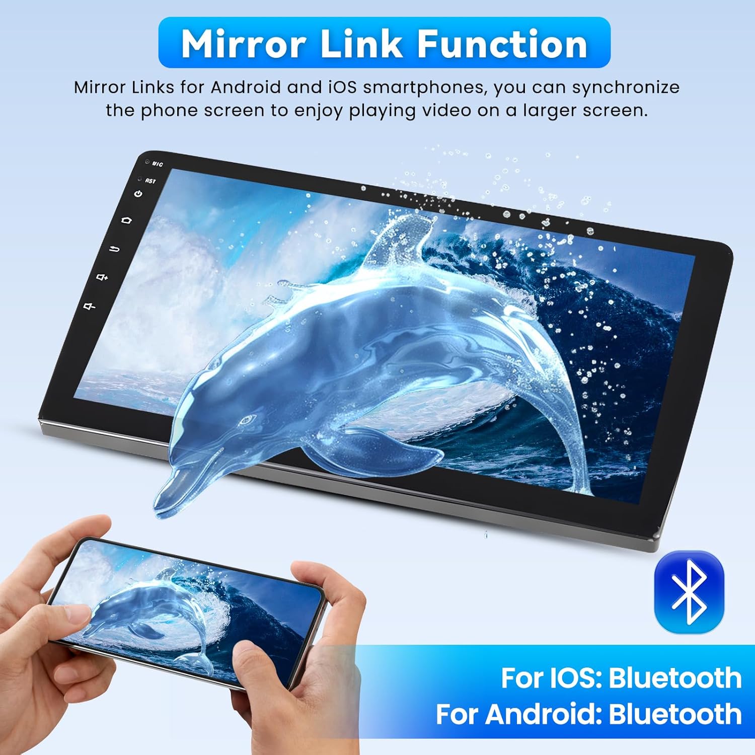 Mirror Link Functionality on Roinvou Car Stereo