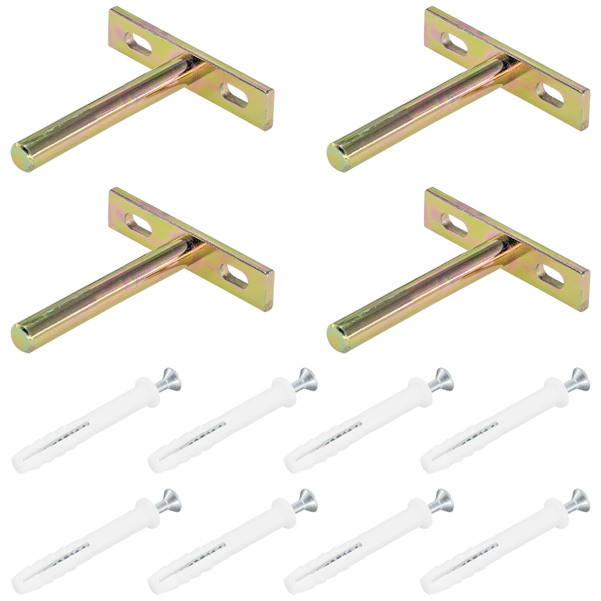 3 Inch Concealed Floating Shelf Brackets with Screws