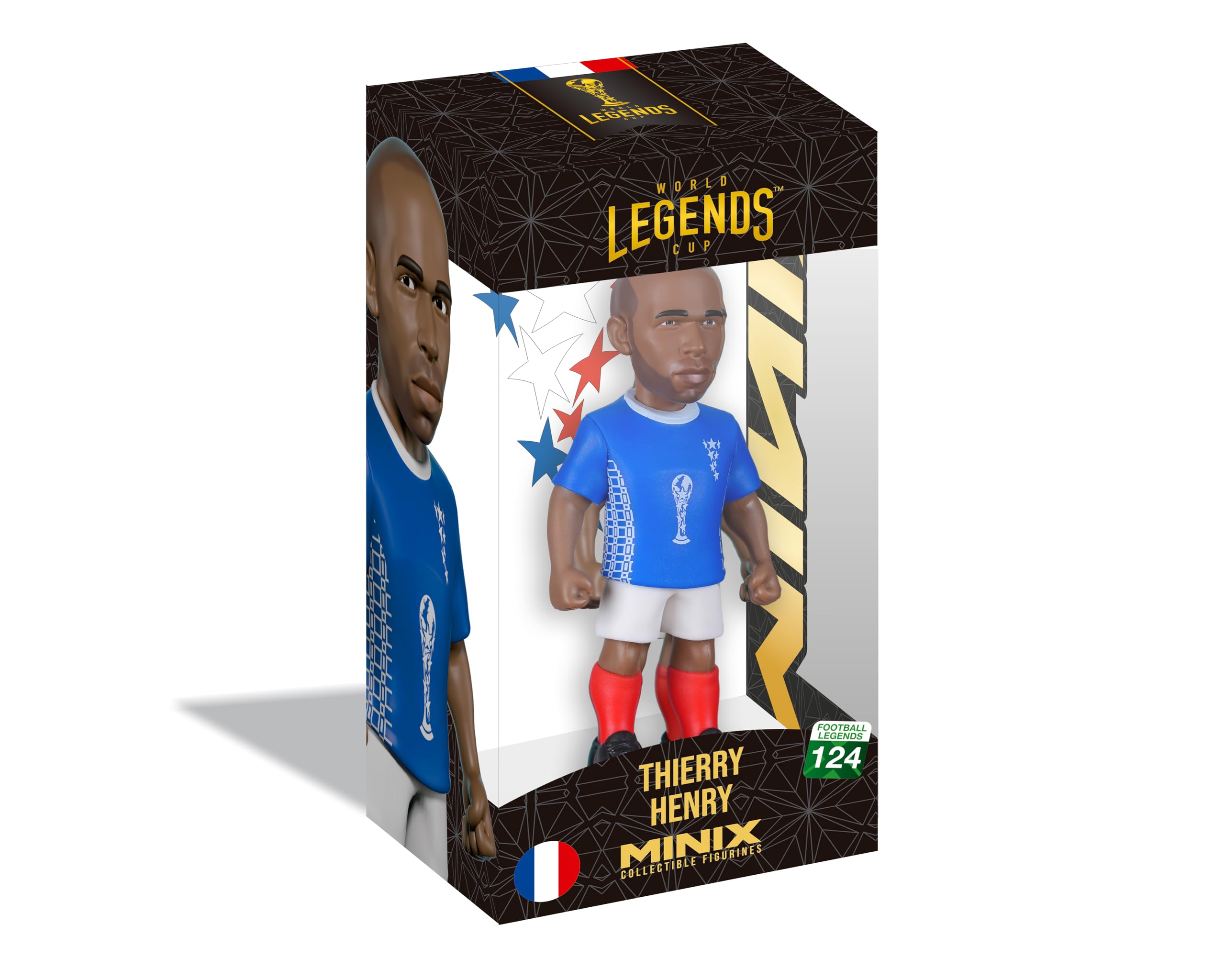 MINIX - Football Legends - Mistrzostwa Świata Legends #124 - Francja - Henry - Figurka kolekcjonerska 12 cm