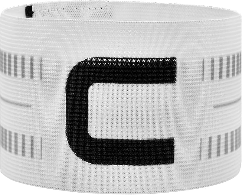 Brazalete de capitán, unisex C Brazaletes de capitán Fútbol Jugador de fútbol Brazaletes de capitán Entrenamiento de equipo deportivo para jóvenes y adultos