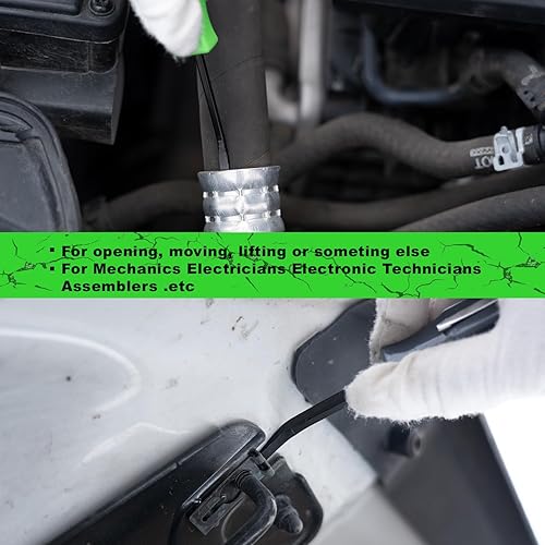 Miniatura 7 de SUNHZMCKP - Juego de 2 mini barras de palanca de bolsillo, herramienta pequeña de 4.5 pulgadas con clip de bolsillo y parte superior magnética, para