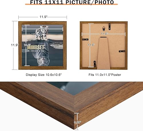 Vista 377 de Marco gris rústico de 18 x 24 pulgadas, marco para póster de 18 x 24 pulgadas, color gris envejecido, grande, retro, natural, 24 x 18 pulgadas