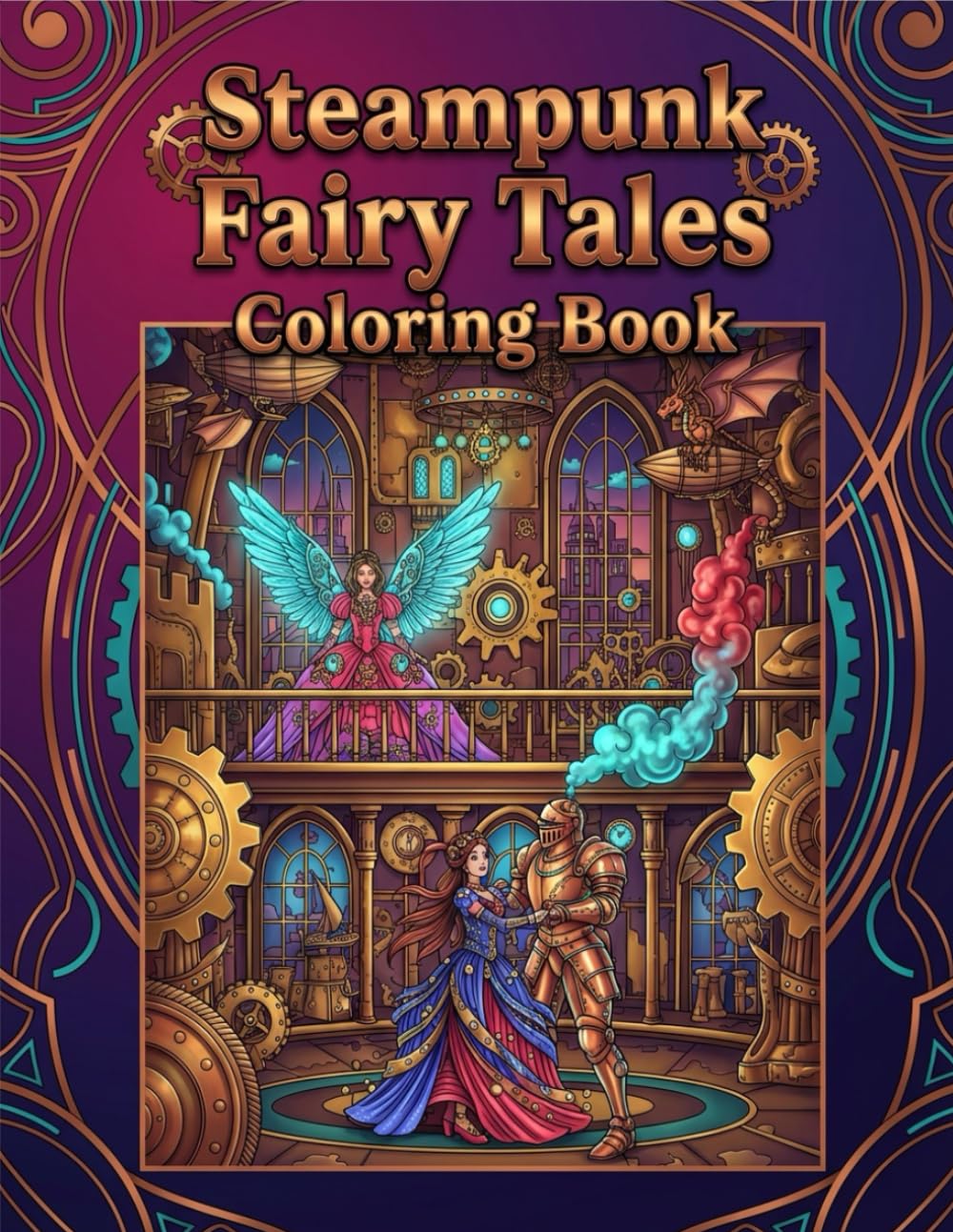 Steampunk Fairy Tales: Coloring Book