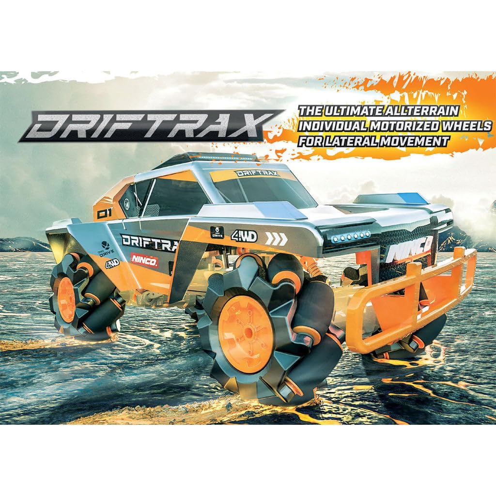 Ninco - Auto R/C PRAWY DRIFTRAX 1:12 2,4 GHz DRIFTRADE 360 stopni, wielokolorowy (NH93158)