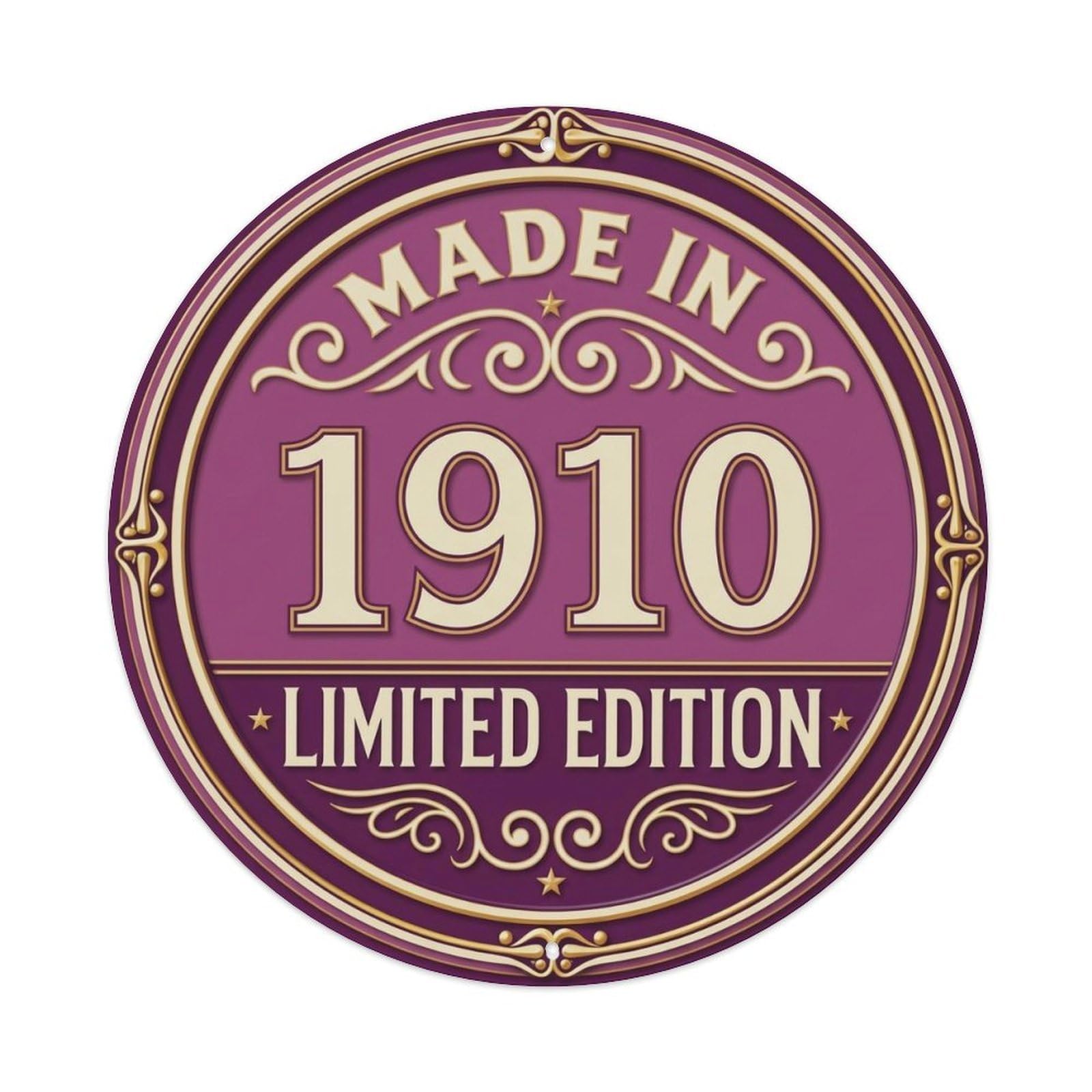 Okahys 8X8inch(20X20cm) Made In 1910 Limited Edition Metal Tin Sign