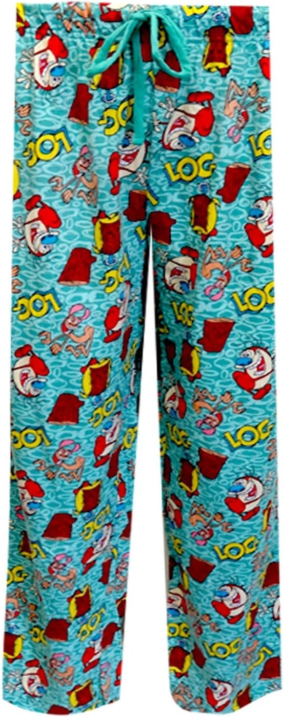 Ren & Stimpy Nickelodean Rewind Lounge Pants -Small