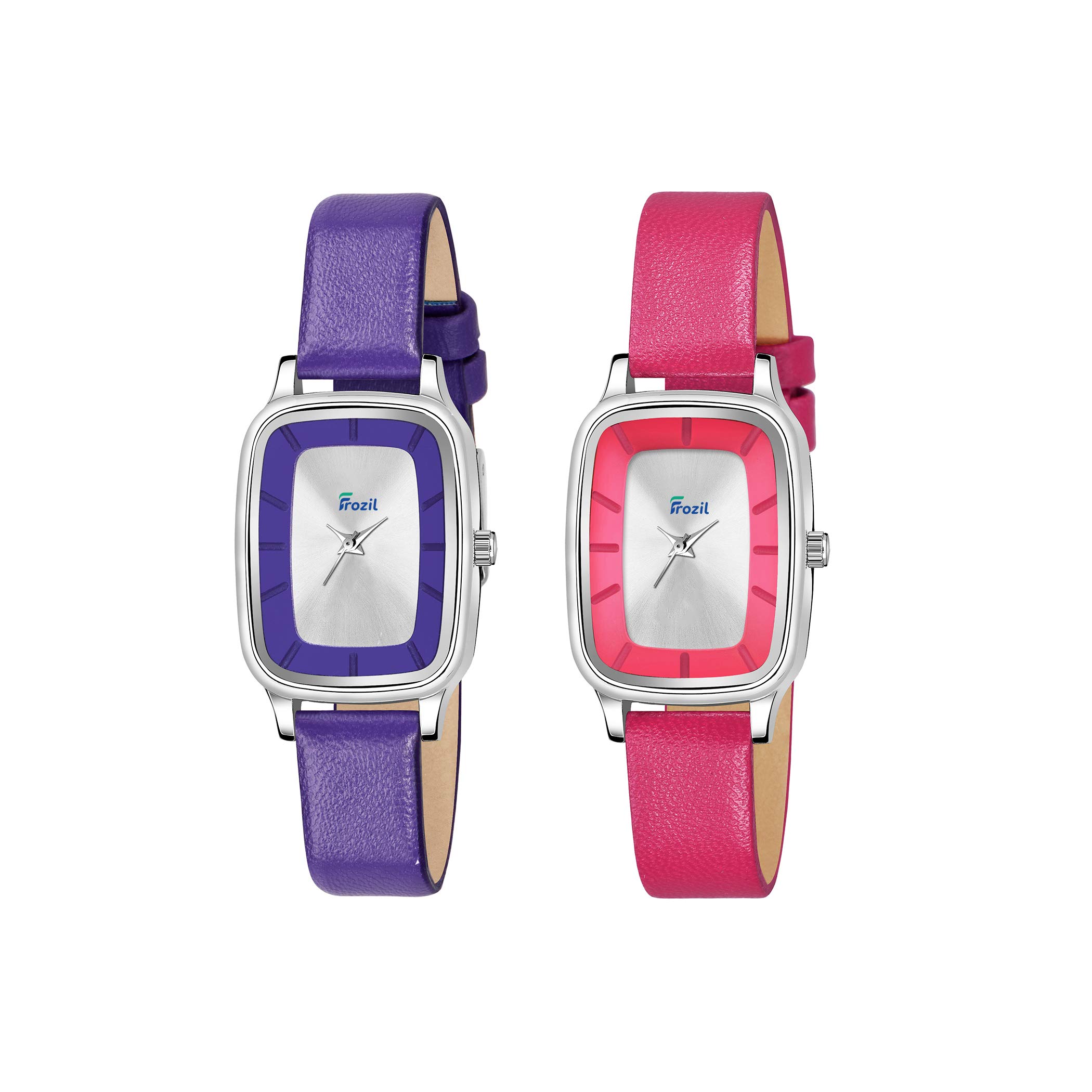 FROZIL Analogue Silver Dial Purple Pink Belt Girls Watches Combo(S-464-467) (B085VRZT3V) Amazon Price History, Amazon Price Tracker