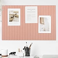 ZICOTO Felt Bulletin Board 35x24 Inch - Customizable 6 Adhesive Tiles with Golden Pins, Stylish Cork Board Alternative for Office Home Decor