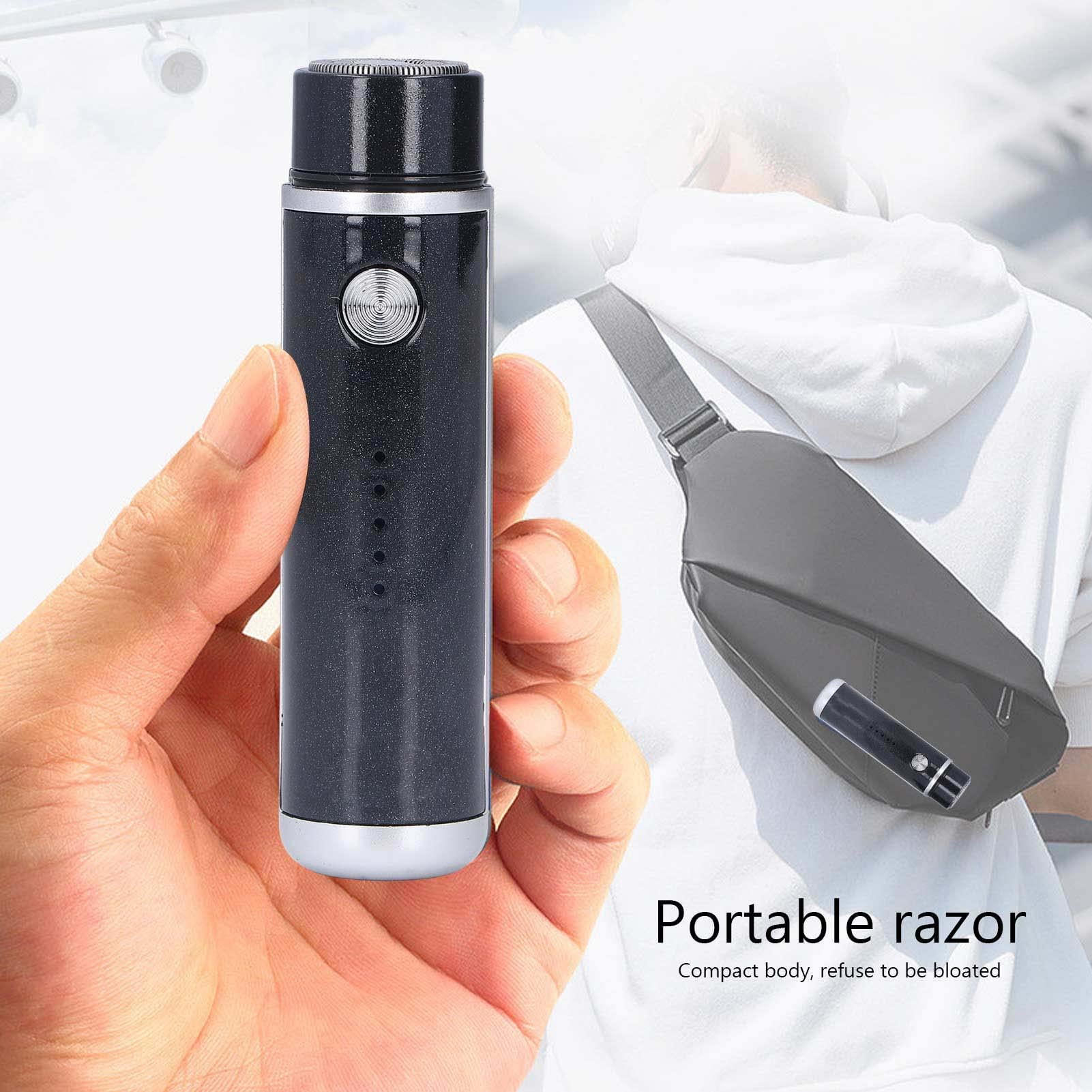 Mini Electric Razor, USB Rechargeable Portable Electric Shaver with Dual  Ring Netto 400mAh Built-in Lithium Ion Battery Electric Shavers for Men  (Black) : Amazon.com.be: Beauty