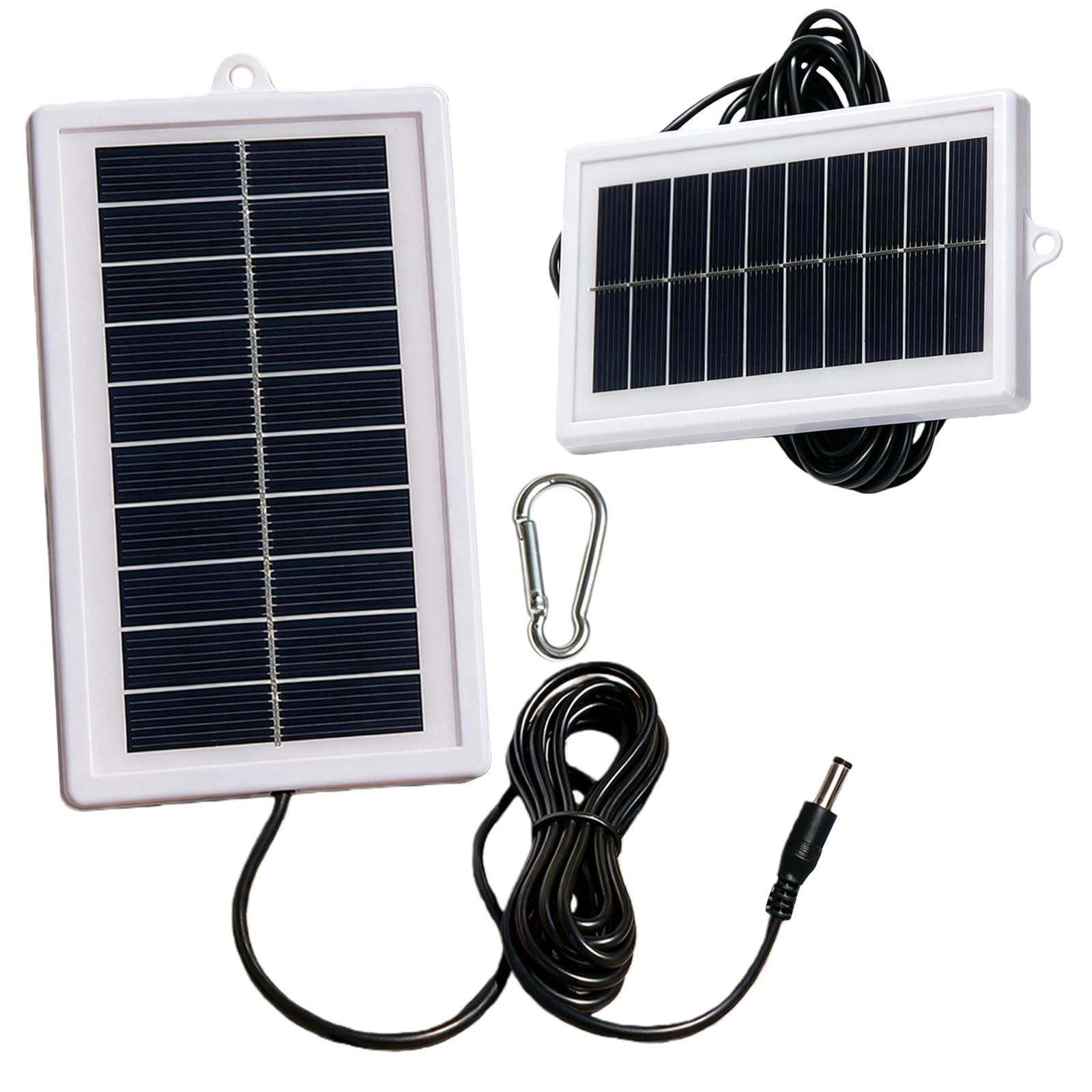 Przenośna ładowarka solarna 1W 5V z wyjściem DC5521 do użytku na zewnątrz | Wysokowydajny monokrystaliczny panel słoneczny do przenośnej ładowarki i zestawów DIY