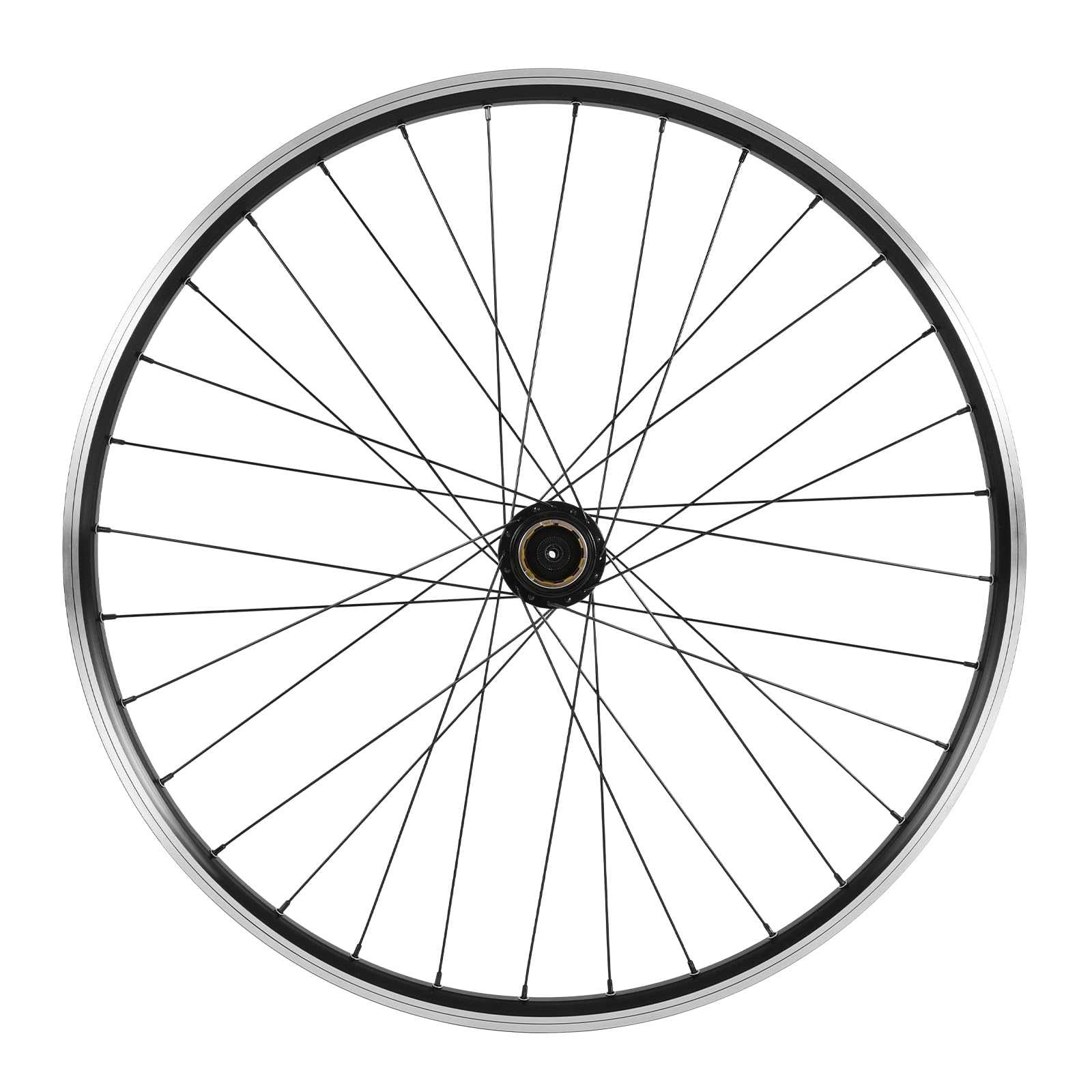 Cerchi Bici MTB 29 Pollici Completi, Ruote Anteriore e Posteriore con Mozzo Nero Freni a Disco, Lega di Alluminio Resistente per Ciclismo Fuoristrada
