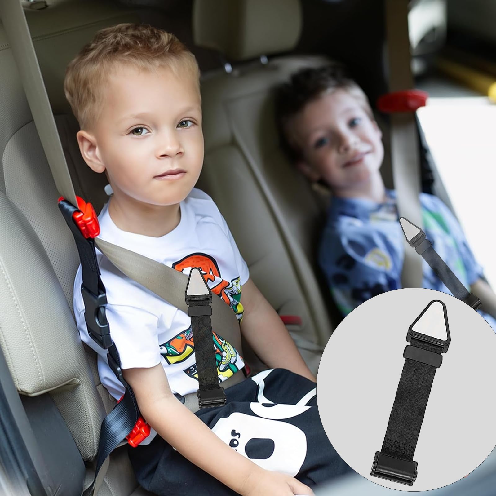 Seat Belt Adjuster for Kids, Child Assisted Safety Belt, Simple