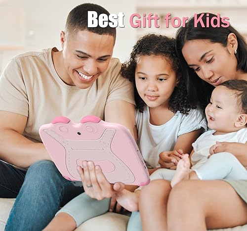 Miniatura 7 de YINOCHE Tableta para niños de 10 pulgadas para niños pequeños, tabletas Android de 64 GB con funda WiFi Tabletas para niños de doble cámara con