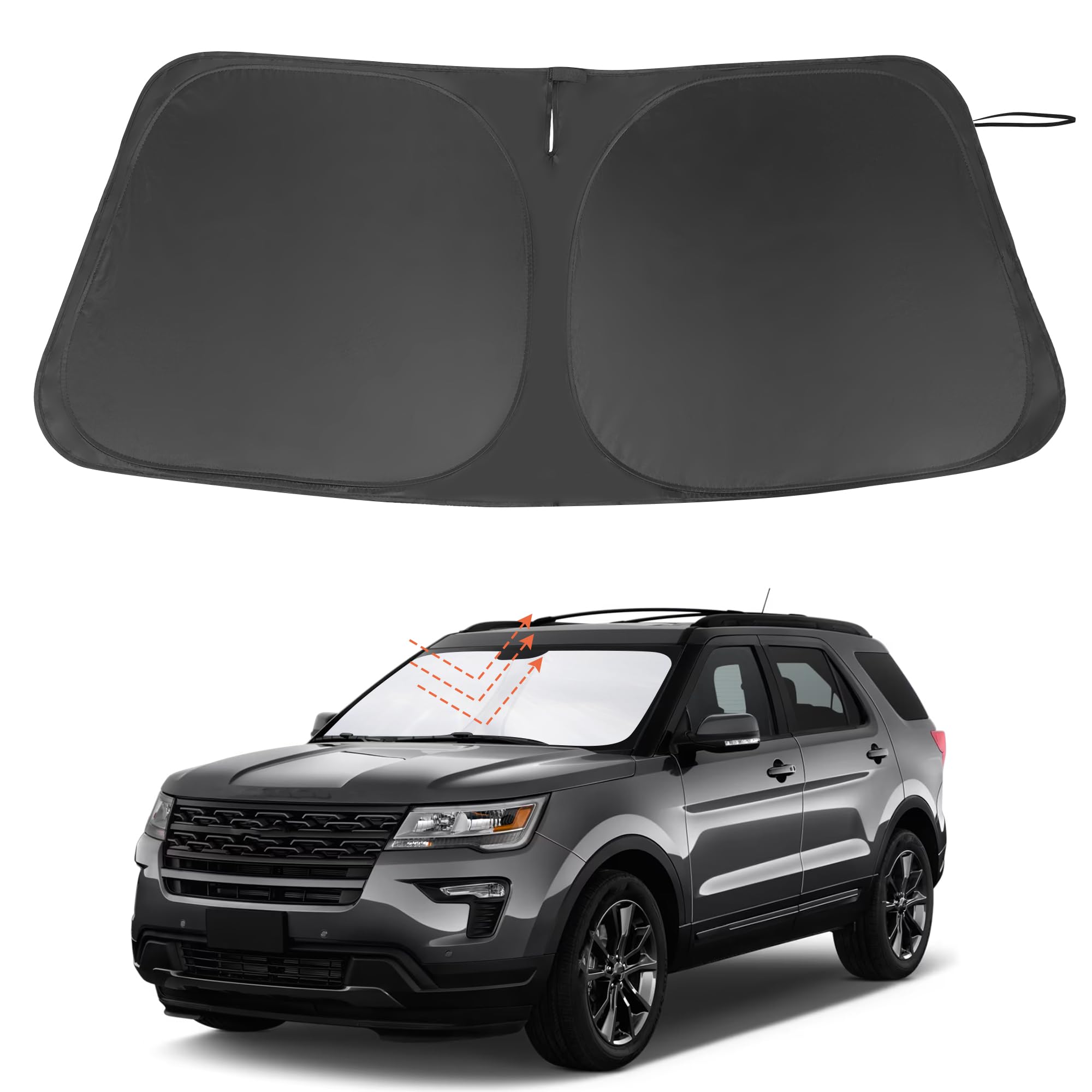 Windshield Sun Shade for 2011-2019 Ford Explorer Accessories