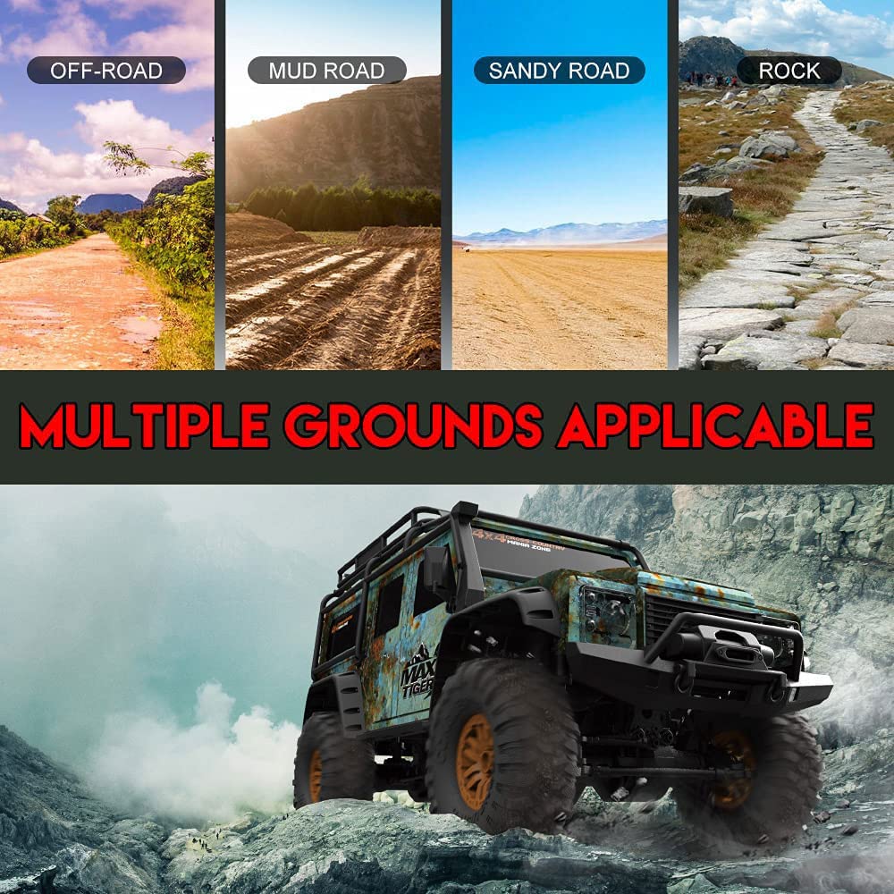 Auto telecomandata RC Buggy 2.4G, veicolo da arrampicata fuoristrada ad alta velocità, camion ricaricabile anticollisione fuoristrada 4WD, macchinina elettrica per hobby, regalo giocattolo pe