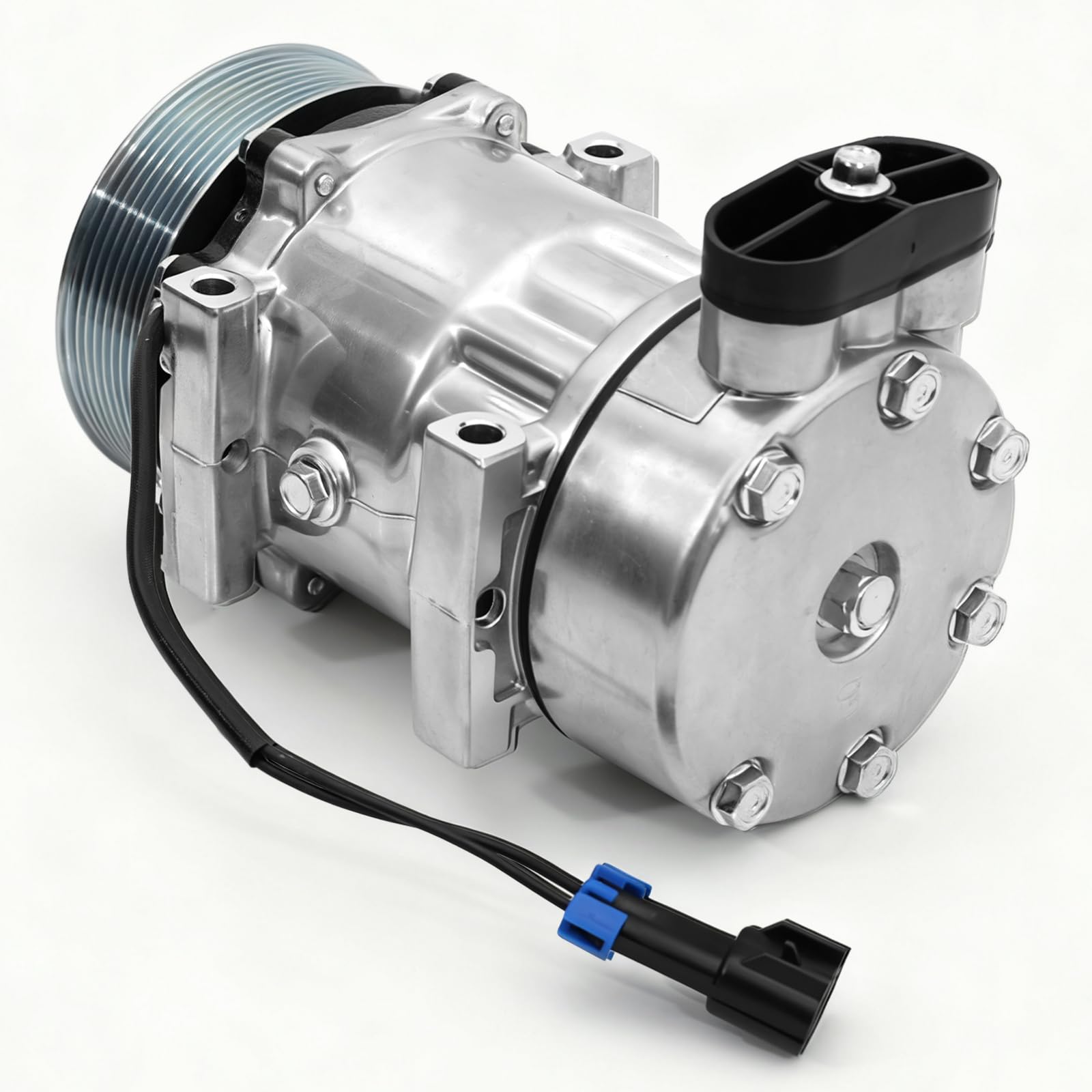 Photo 1 of AC Compressor with Clutch Compatible with Kenworth C500 K270 K370 T170 T270 T370 T400 W900 Peterbilt 320 379 385