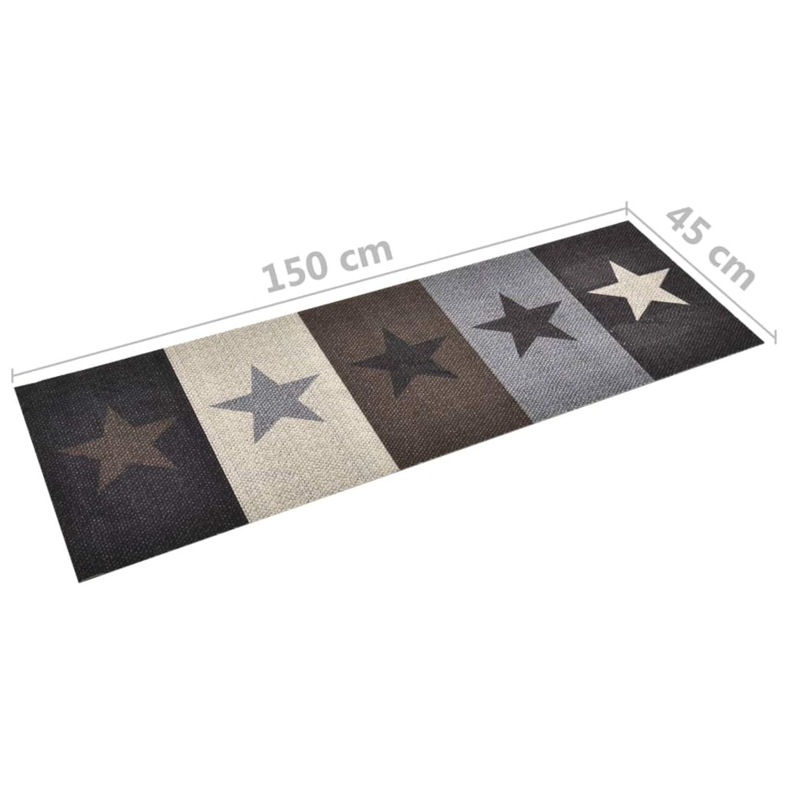 Tidyard Tapis de cuisine, tapis antidérapant, tapis de salle de bain, tapis de sol, 45 x 150 cm