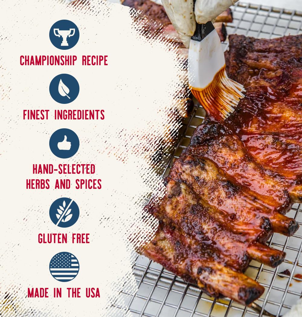 Spicy BBQ Sauce | Tuffy Stone 6x World Barbecue Grand Champion I Smoky, Hot, and Tangy I All-Purpose BBQ Sauce Perfect for Smoked Meats I 16 oz bottle - Image 2