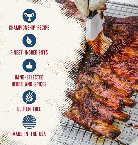 Miniatura 2 de Salsa picante para barbacoa  Tuffy Stone 6x World Barbecue Grand Champion I Smoky, picante y picante I Salsa barbacoa multiusos perfecta para carnes