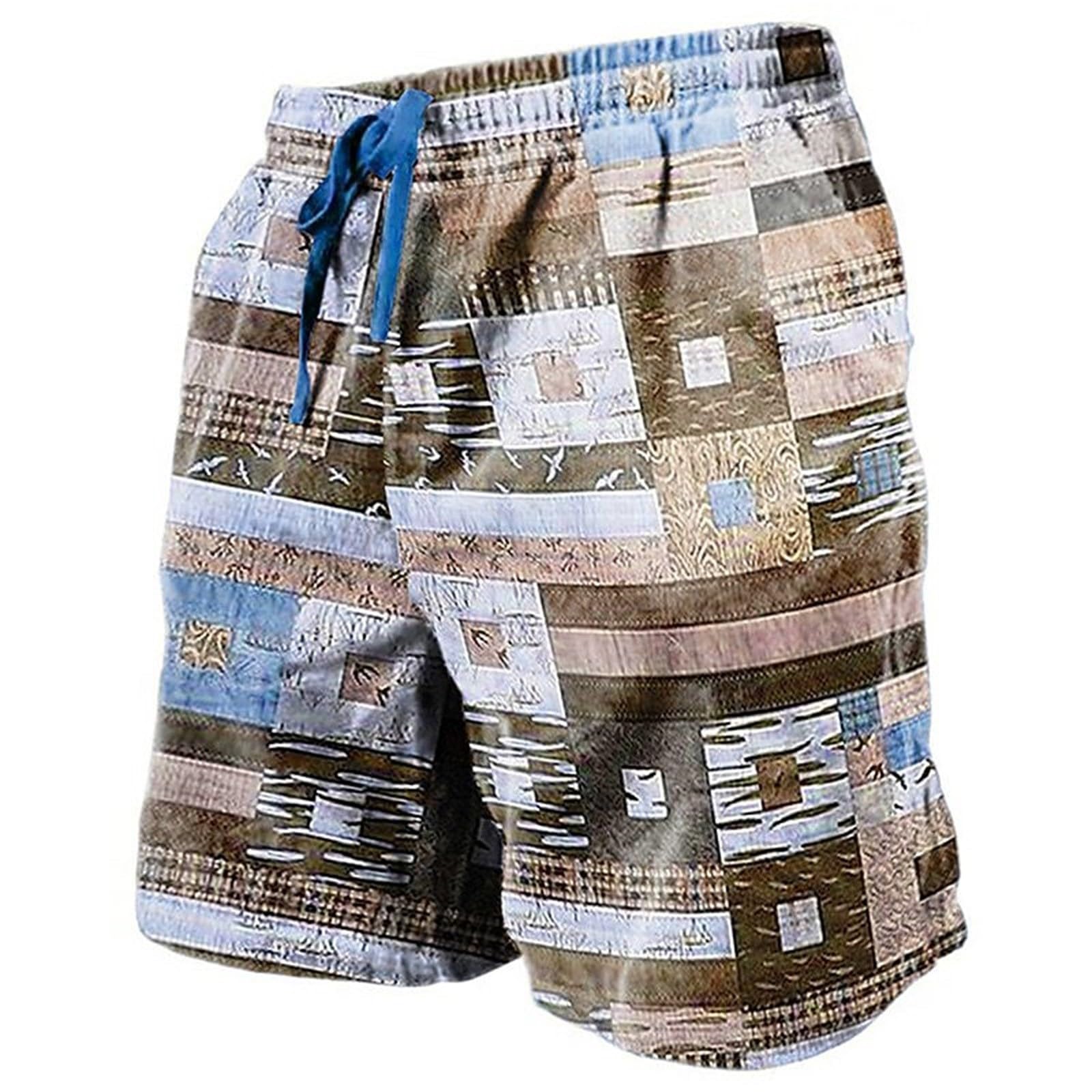 Workout Shorts for Men Fashionable Casual Shorts Solid and Mens Pants Plaid Shorts Men Cargo Stretch Shorts Cargo