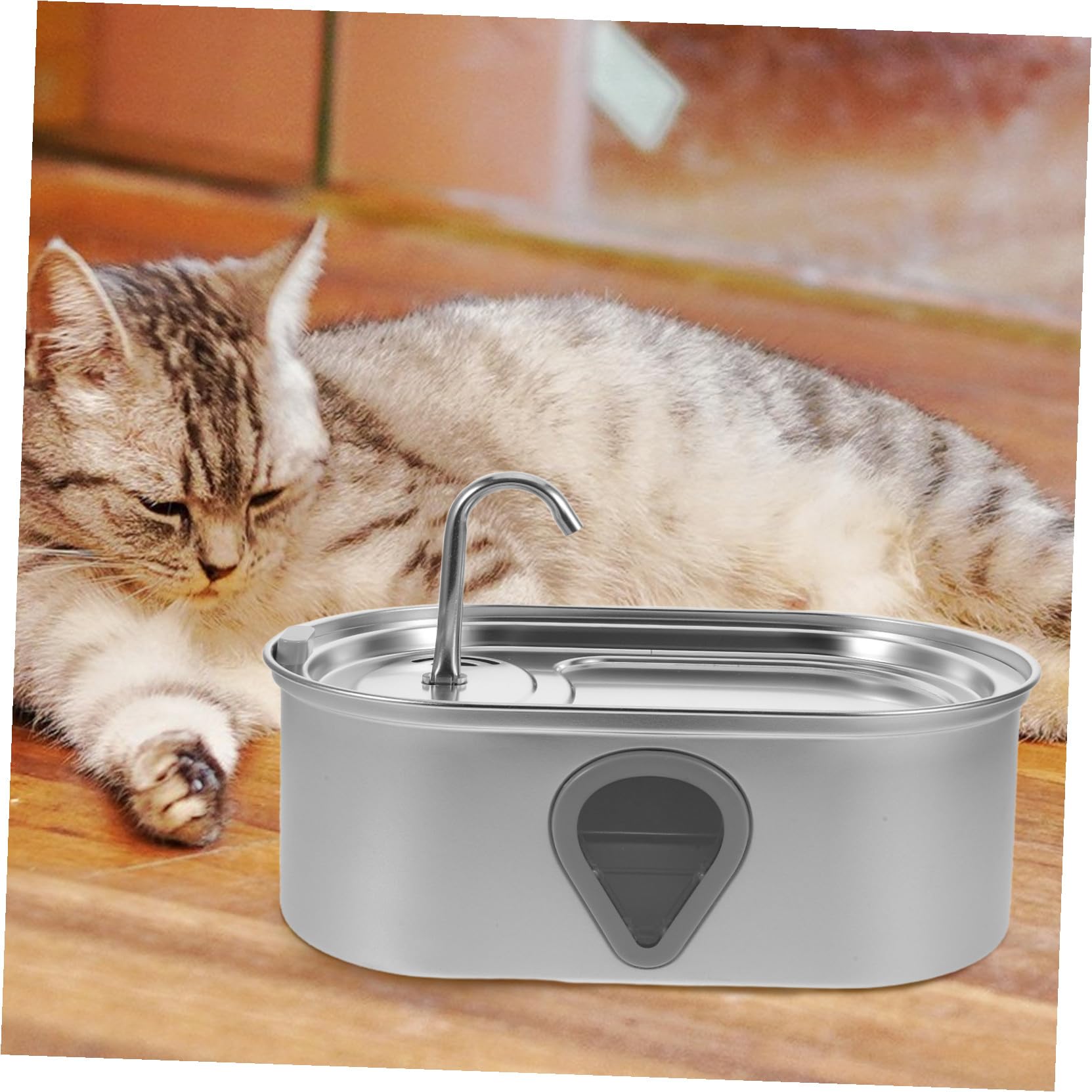 DOITOOL Fuente Automática para Mascotas de Dispensador de Agua Silencioso para Gatos y Perros Pequeños Bebedero USB para Interior