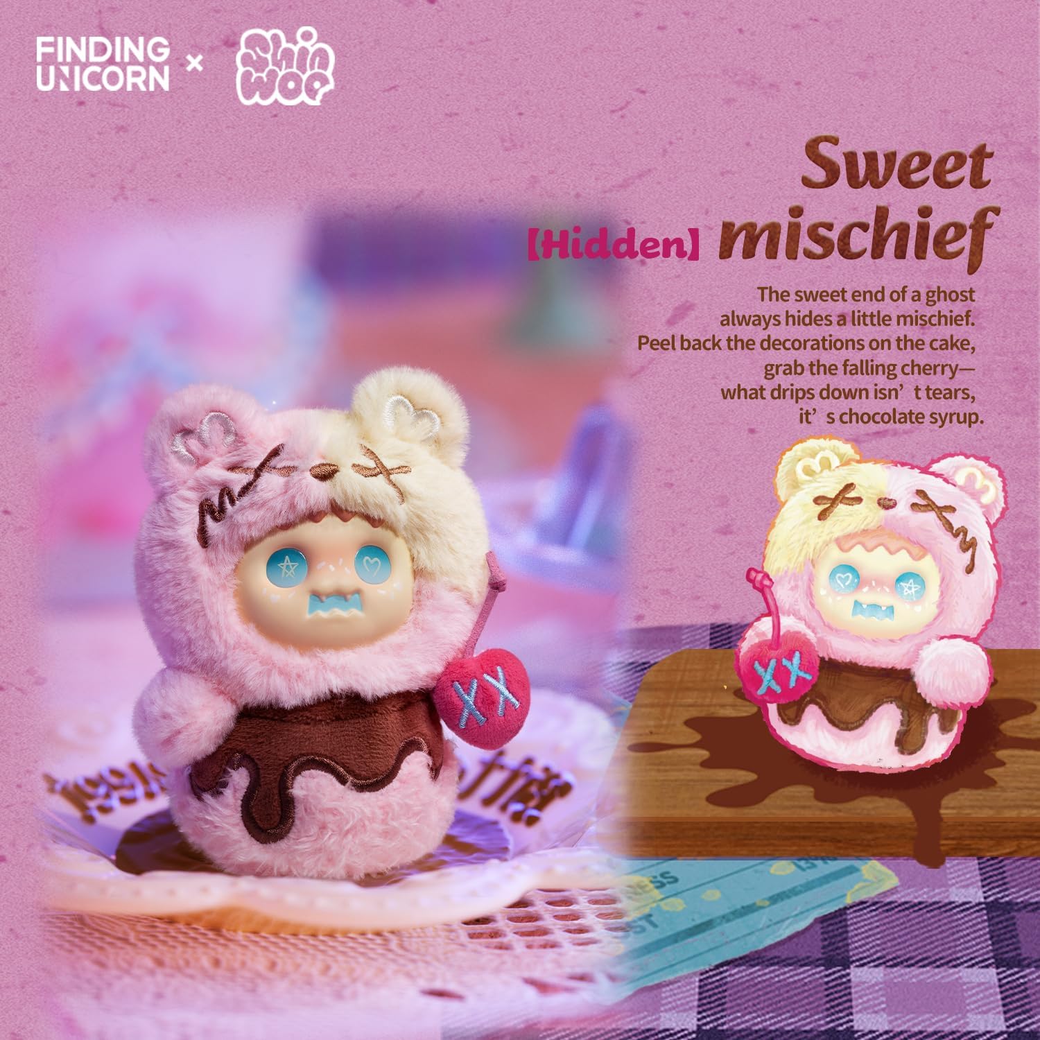 Bittersweet Series Mystery Collectible Charm Blind Box Surprise for Modern Home Decor, Collectible Set for Desk Accessories（Single Box 1pc）
