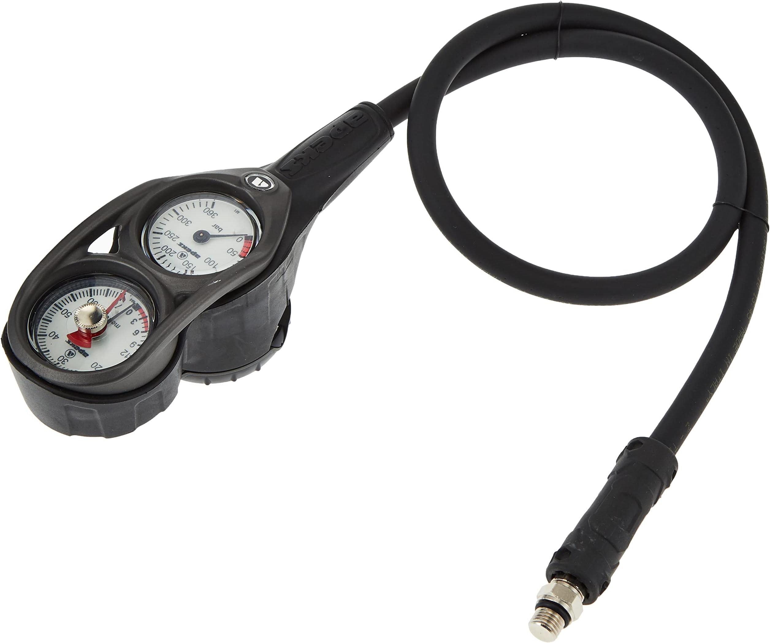 Marine AE AP0636 Unisex Adult PG-DG + COMPASS Pressure, Depth Gauge & Compass - Black, One Size