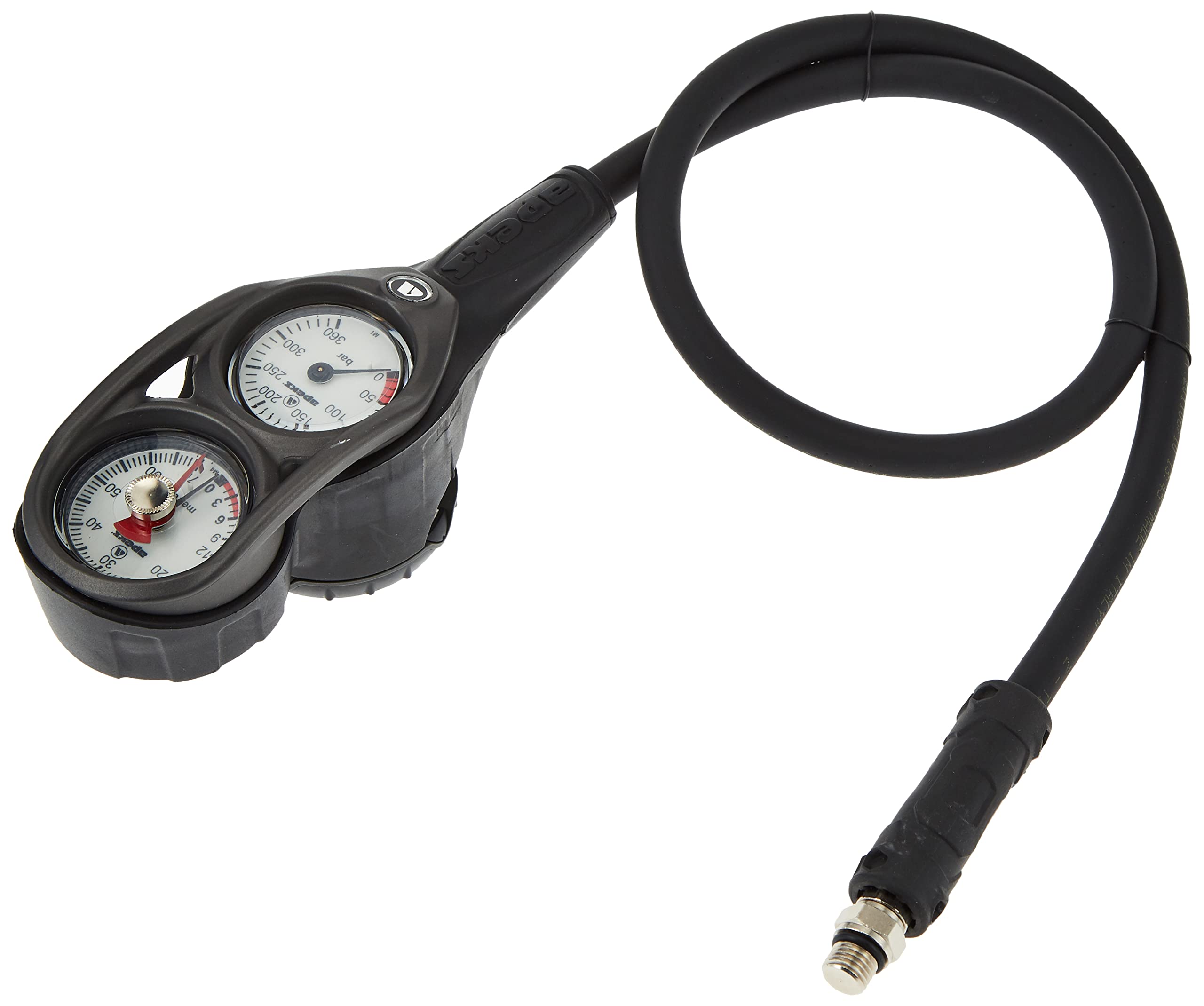 Marine AE AP0636 Unisex Adult PG-DG + COMPASS Pressure, Depth Gauge & Compass - Black, One Size
