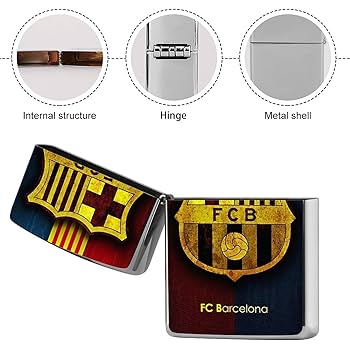 FC Barcelona バルセロナ　Zippoライター 新品オイルライター FCバルセロナ バルサ Zippo型 サッカー好きへ
