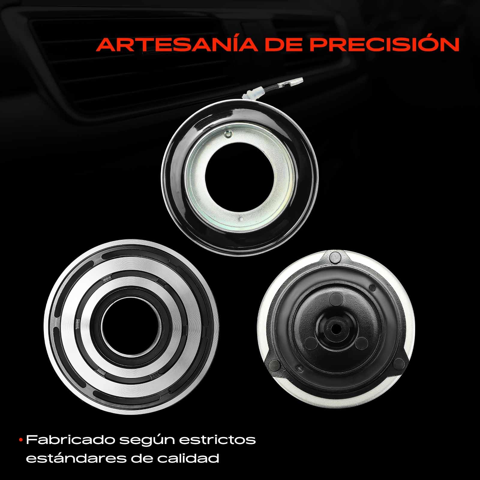 Frankberg Compresor Magnético AC Acoplamiento magnético Compatible con Serie 3 Touring E46 2.0L Serie 3 cabrio E46 2.2L Serie 3 E46 2.2L Serie 3 cabrio E46 3.0L Serie 3 Touring E46 2.2L 64526918000