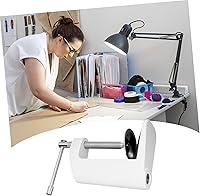 Vista 6 de Abrazadera de montaje de mesa de escritorio para micrófono, abrazadera en C, clip de retención de metal resistente, fácil de instalar