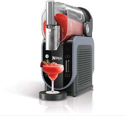 Ninja SLUSHi Macchina per Bevande Ghiacciate, per Granite, Cocktail, Frappé, Milkshake e Succhi, Senza Bisogno di Ghiaccio, Technologia WhisperChill, Capacità 1,9 L, Blu e Grigio FS301EU