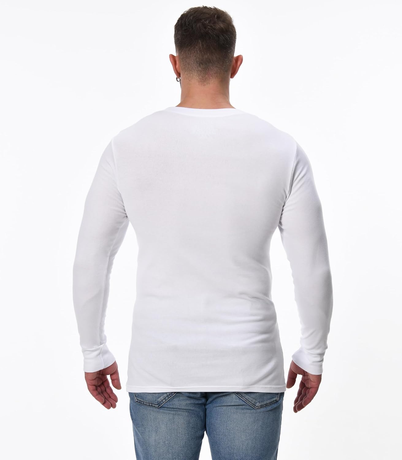 Comfneat Men's 2-Pack Long Sleeve Shirts Cotton Undershirts - Image 6