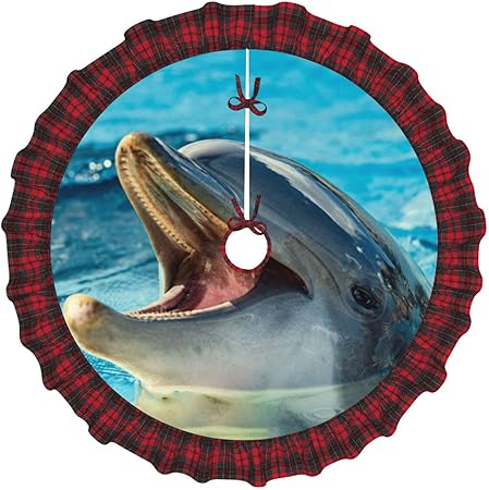 Jupe De Sapin De Noël (tartan écossais Bleu Et Vert) 76,2 Cm