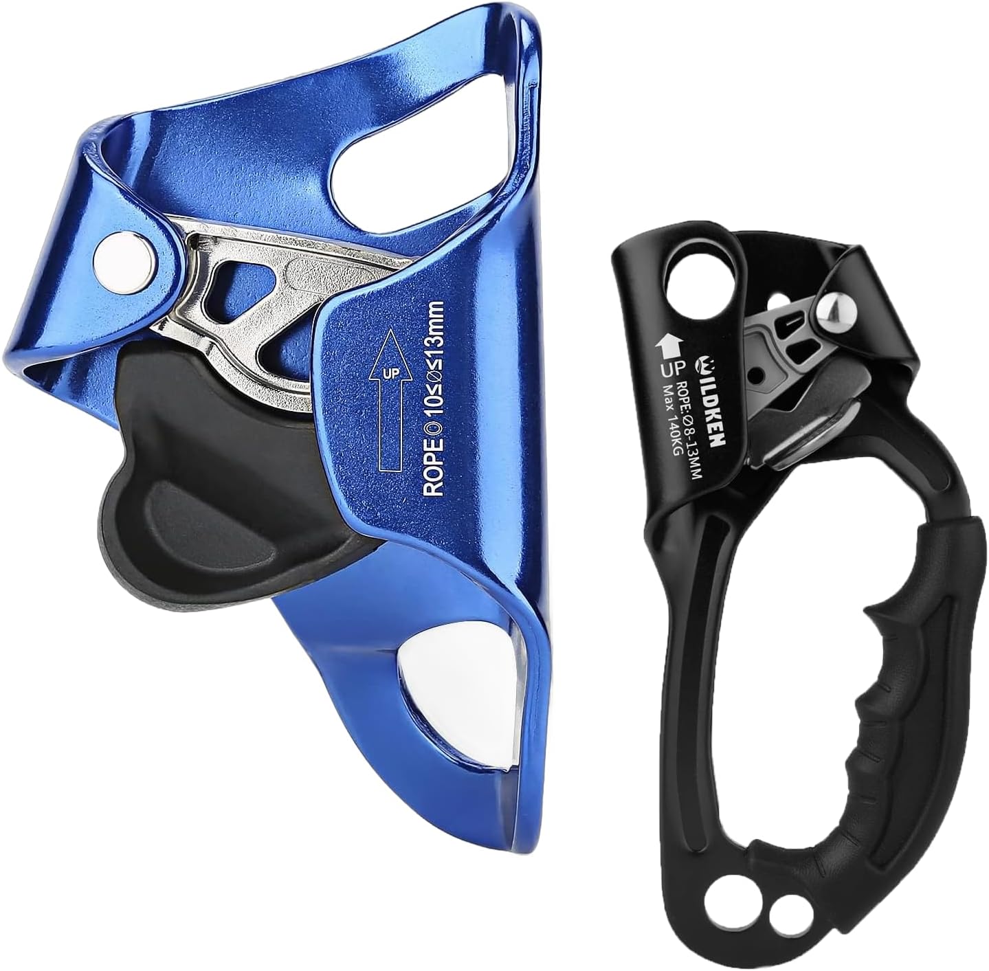 WILDKEN Rock Climbing Chest Ascender Climbing Mountaineering Tree Arborist Climbing, Climbing Hand Ascender Outdoor Mountaineering Tree Arborist Climbing Rappelling Equip