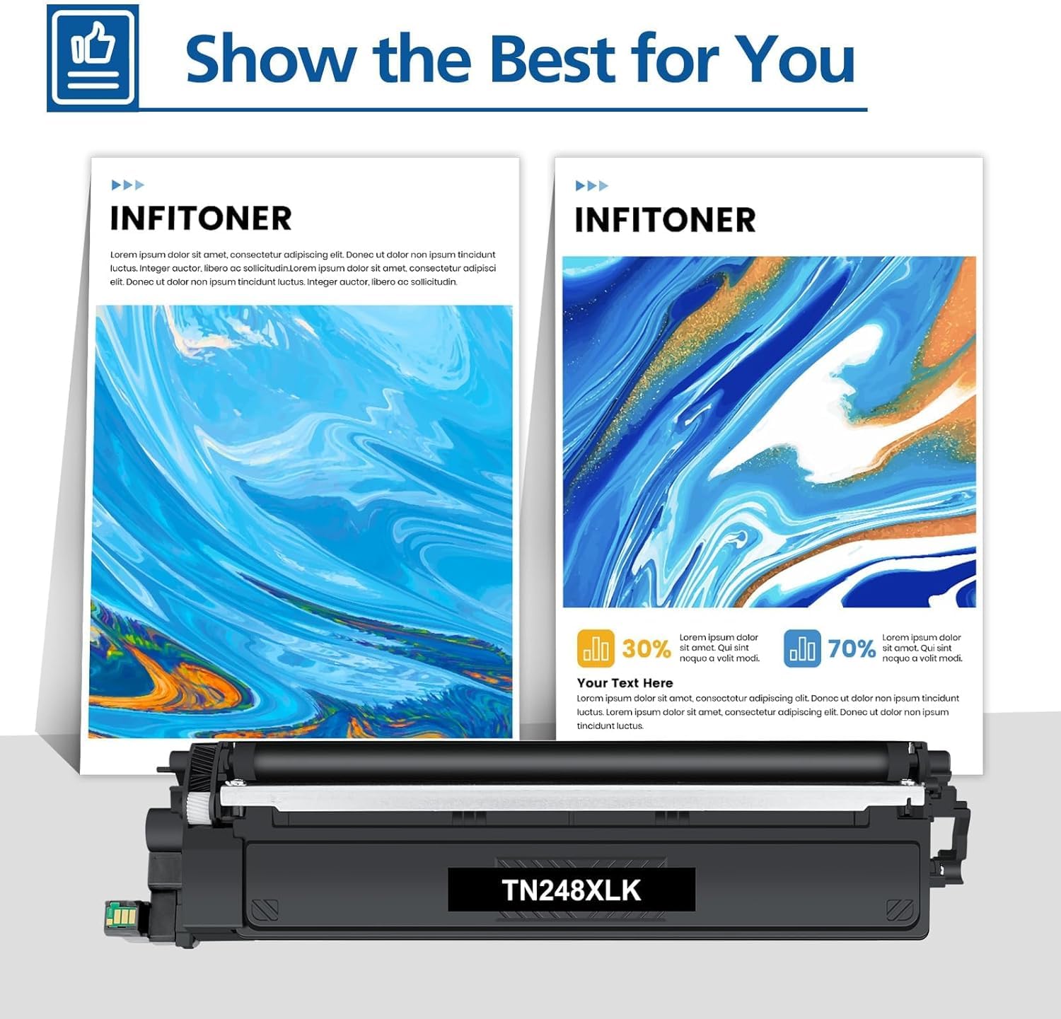 TN248XL TN248 DCP-L3560CDW Toner : Lot de 5 Compatible pour Brother HL-L3240CDW TN-248XL TN -248 MFC-L3740CDW MFC-L3760CDW DCP-L3520CDW DCP-L3520CDWE MFC-L8390CDW TN 248XL TN-248VAL 248CMYK