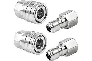 1/4 Inch Quick Connect Pressure Washer Adapter Set