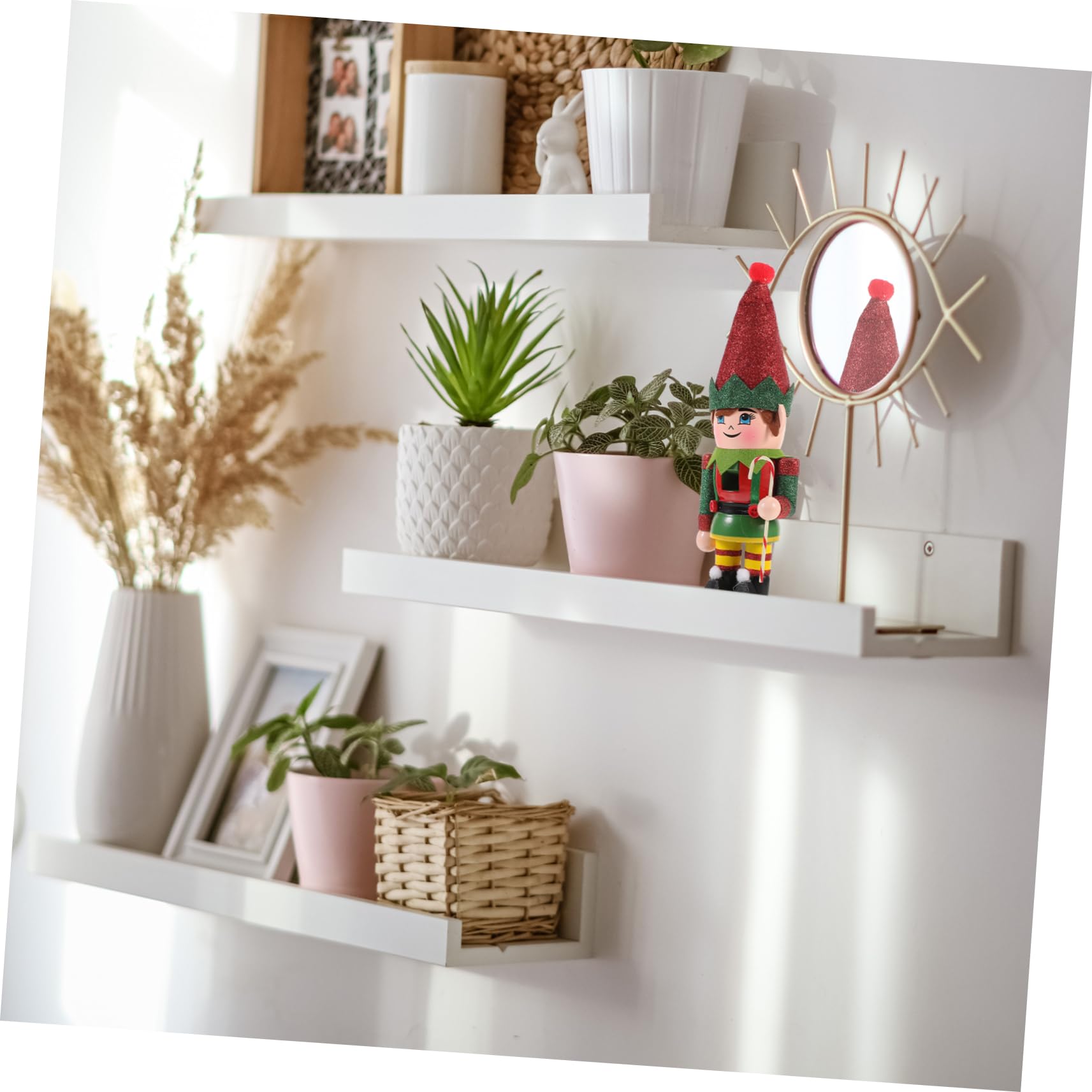 SOIMISS Adorno Navideño De Cascanueces De Madera Figura De Cascanueces para Decoración De Escritorio Obsequio De Navidad