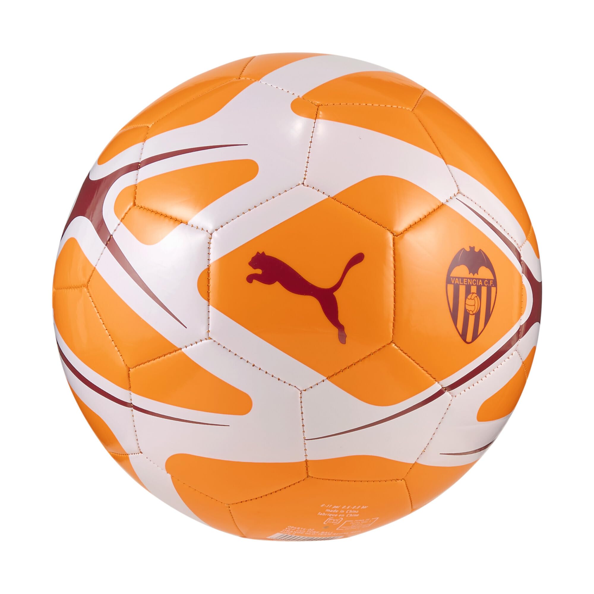 PUMA Unisex Valencia CF Culture Fußball 5, Orange Glo Team Regal Red