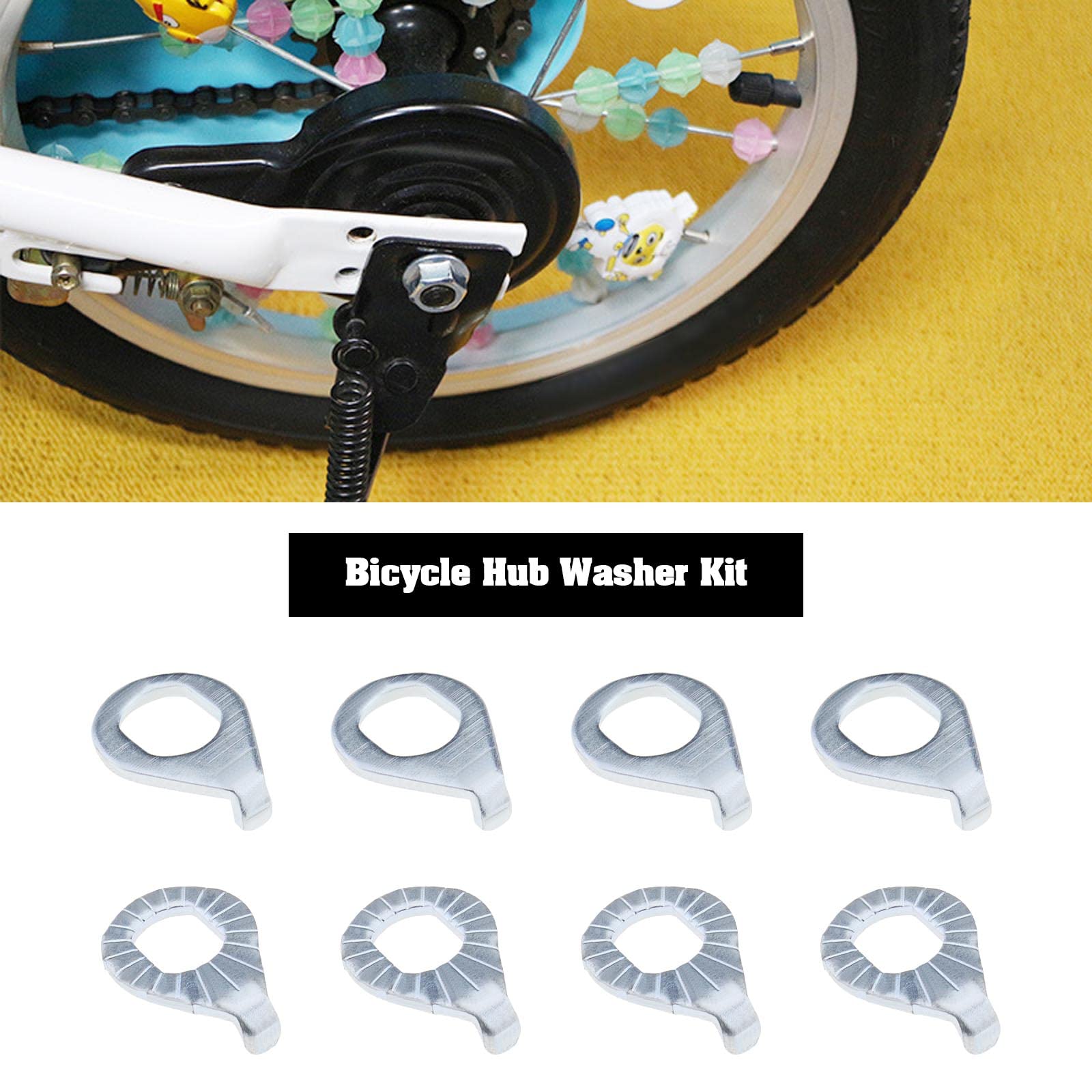 SPEEDWOX 24 Piece Bicycle Wheel Flange Nut Set, 12 Pieces