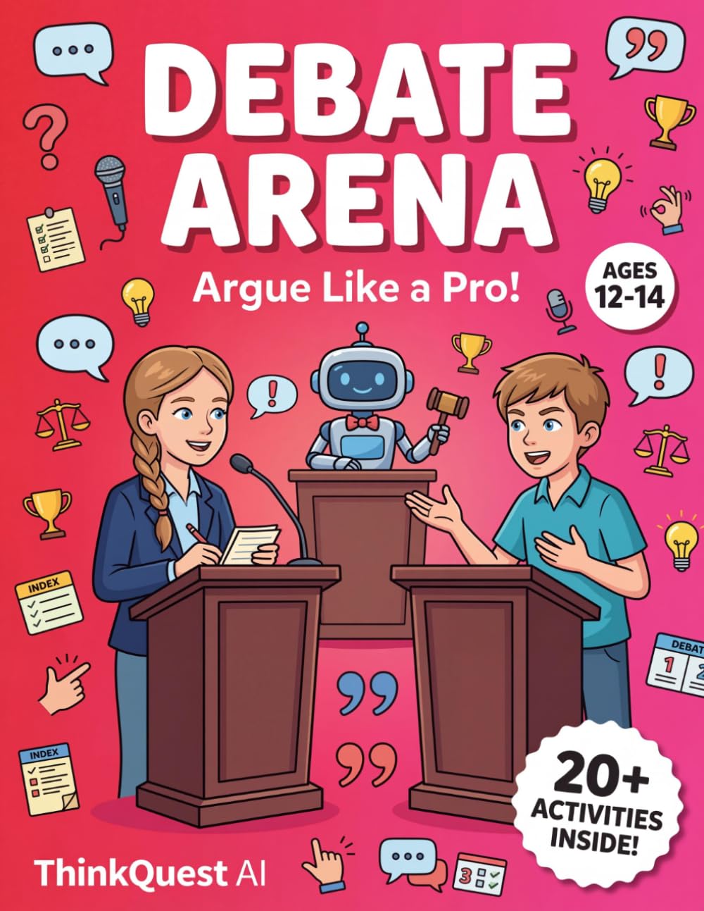 Debate Arena Playbook: Build Your Argument!: Advanced Argument & Rhetoric for Teens Ages 12-14 — Logical Fallacies, Persuasion & Critical Analysis