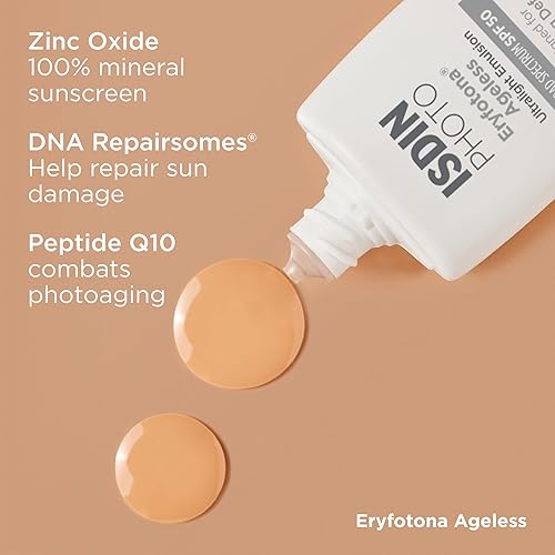 Miniatura 7 de ISDIN Eryfotona Ageless Protector solar óxido de zinc y protector solar 100% mineral tintado SPF 50+