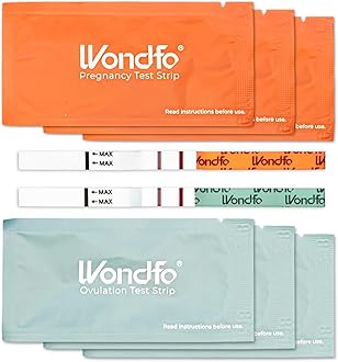 Pregnancy and Ovulation Test Strips Kit - Fertility Tracking and Family Planning - Early Detection Combo Kit for Home Use(20 LH + 5 HCG)