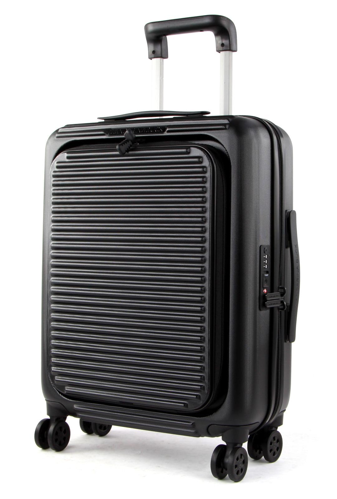 Mandarina Duck Tank Case - Trolley Cabin W/Front Pc Pocket, Nero (Black), 40x55x20(LxHxW)