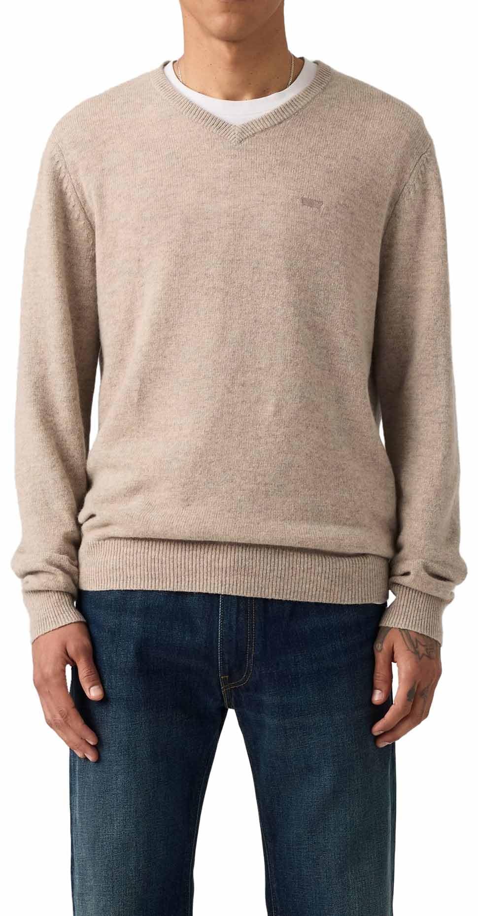 Levi's Herren V Neck Hm Sweater Pullover (1er Pack)