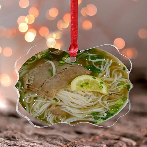 Vista 80 de Grill Master Meat Kebab Adorno de Navidad Fruta Hamburgo Patatas Fritas Cuadro Mariposa Árbol de Navidad Adorno Recuerdo Deliciosa Comida Sabrosa