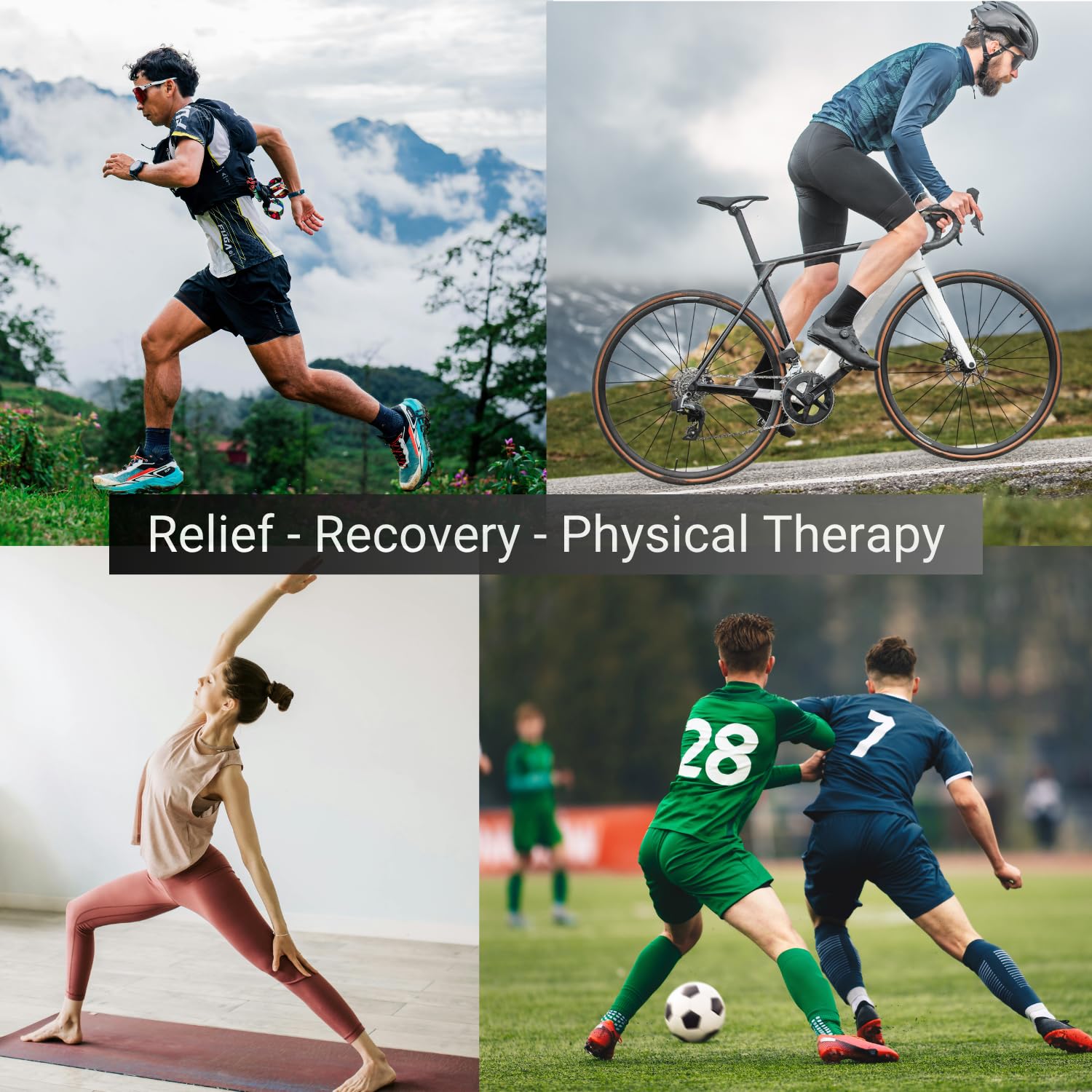 Rodillo de espuma para espalda, piernas y músculos de tejido profundo. Rodillo muscular para correr, ciclismo, deportes, ejercicio, recuperación, terapia física, yoga y pilates (rosa
