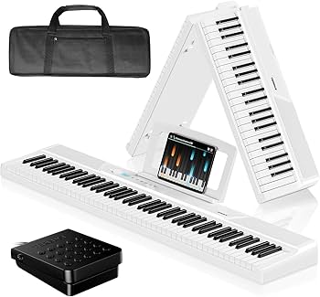 Amazon | TERENCE 電子ピアノ 88鍵盤 折りたたみ 30Wデュアル