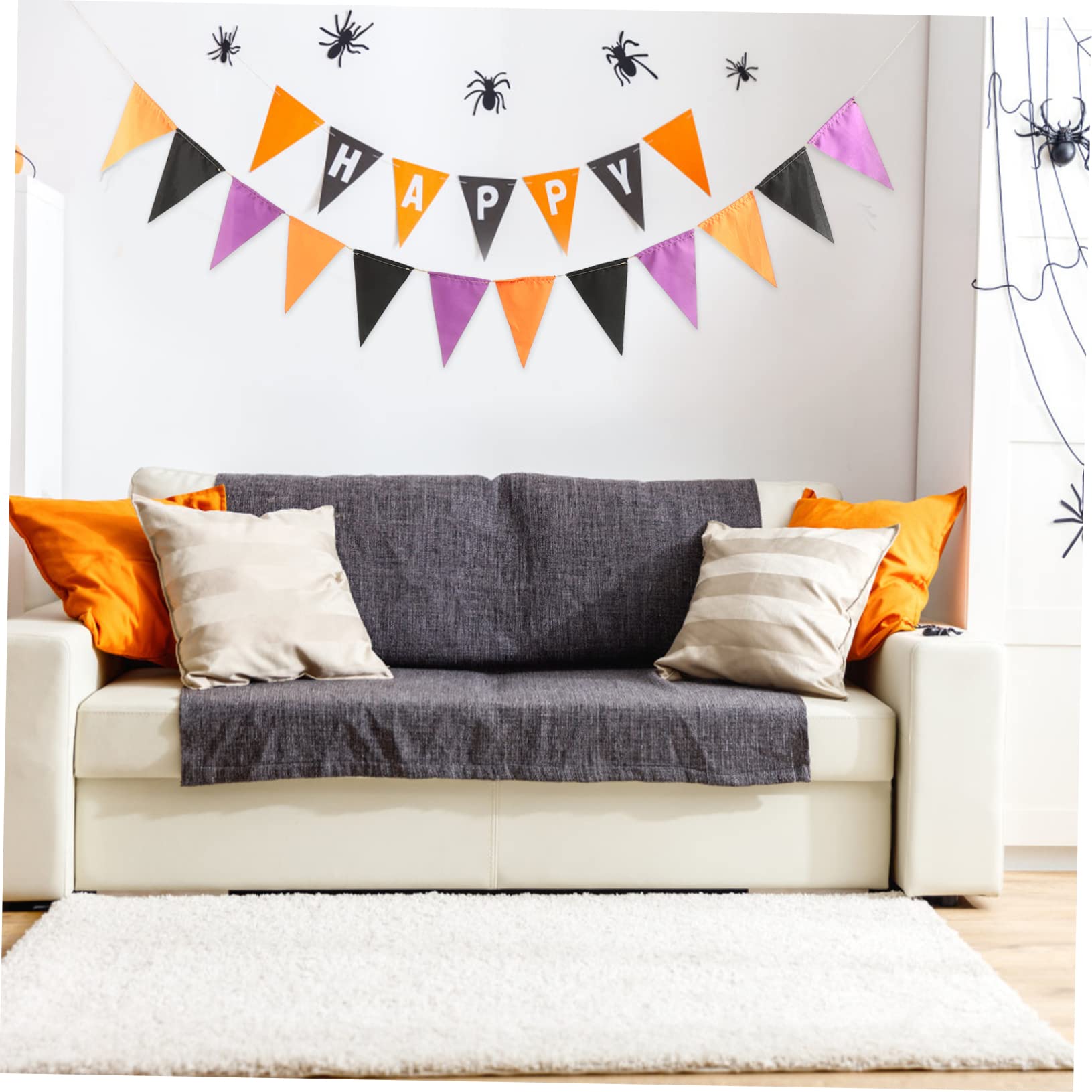 Alasum 5piezas Banderín Decorativo De Halloween Guirnalda Colgante Banderines para Decoración De