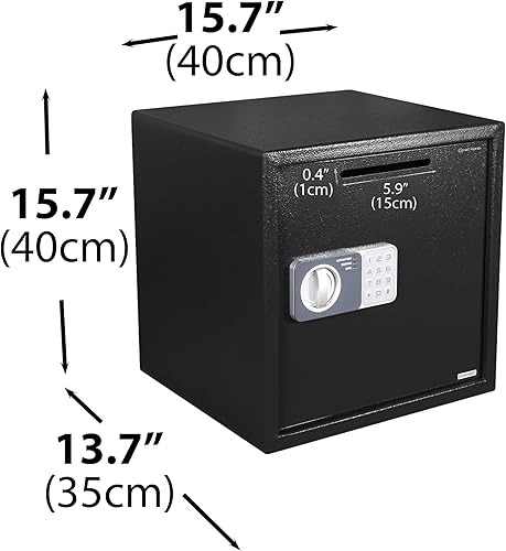 Miniatura 10 de Genie Hand Caja de seguridad antirobo, apertura controlada con temporizador, bloqueo de clase B, tecnología antirebote y llaves de apertura de